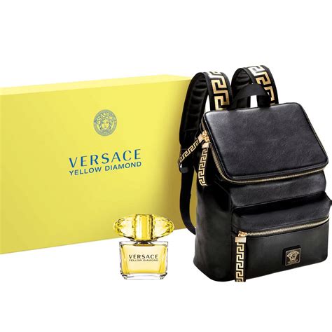 versace women's cologne|women versace perfume with backpack.